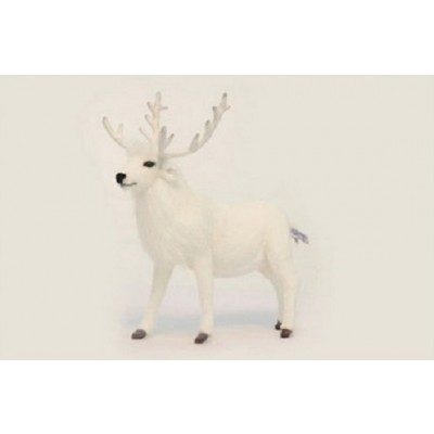 Hansa Toys Reindeer White 15.6"H