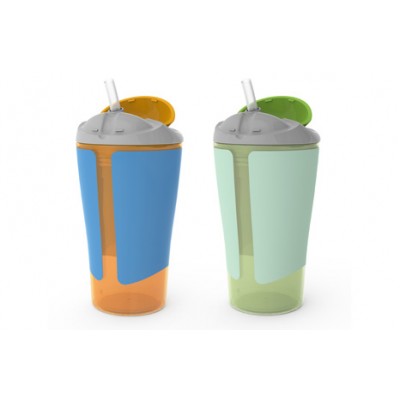 Summer Infant Grow With Me 10oz Straw Cup 2-Pack  (Boy)