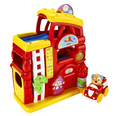 Fisher Price Laugh & Learn Monkey's Smart Stages Firehouse