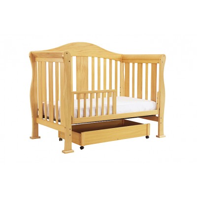 Parker 4-in-1 Convertible Crib with Toddler Bed Conversion Kit