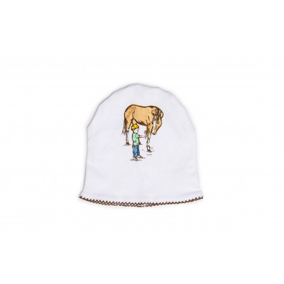 RB Royal Baby Organic Cotton Beanie Hat Super Soft Infant Cap (Horse and Me)