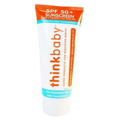 Thinkbaby Safe Sunscreen SPF 50+ - 6oz Family Size