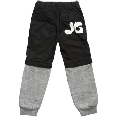 JOHN GALLIANO Black & Grey Skater Boy Trouser Shorts