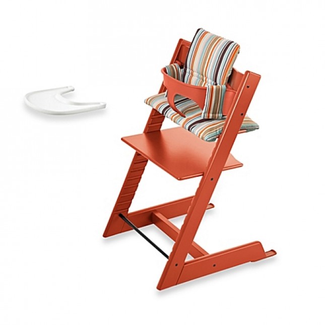 Stokke Tripp Trapp High Chair Complete Bundle in Orange