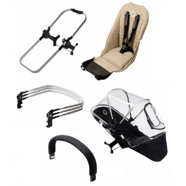  Bugaboo Donkey Duo Extension Set in Sand