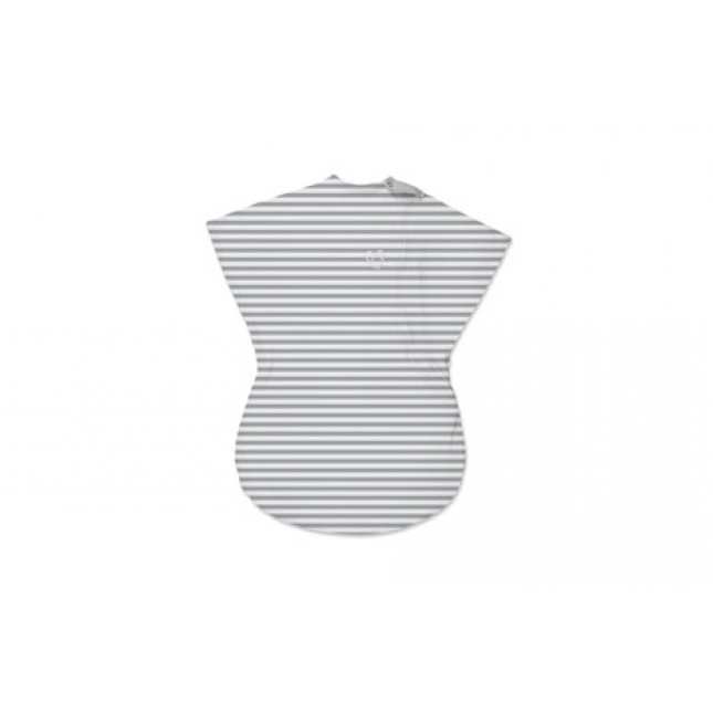Summer Infant SwaddleMe® Wiggle Blanket 1-PK - Grey Stripe (SM)