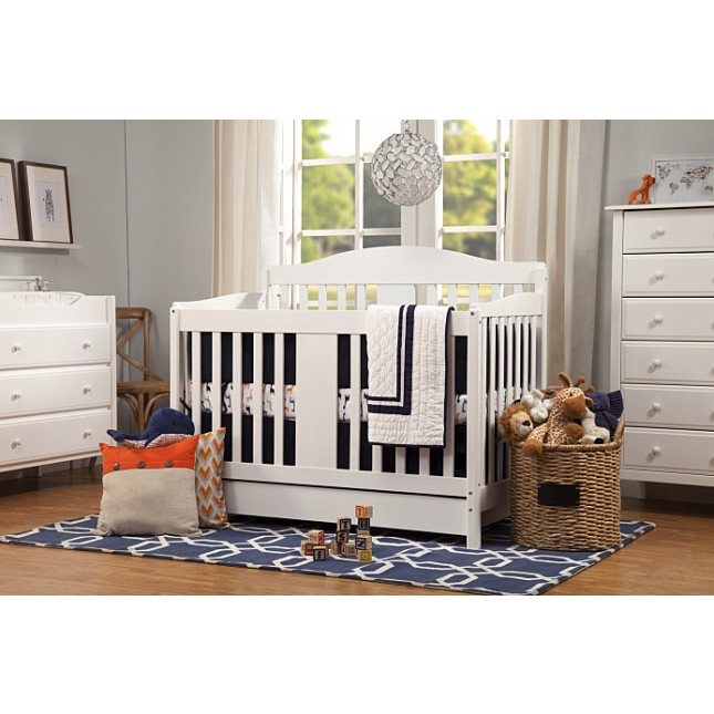 Richmond 4-in-1 Convertible Crib with Toddler Bed Conversion Kit