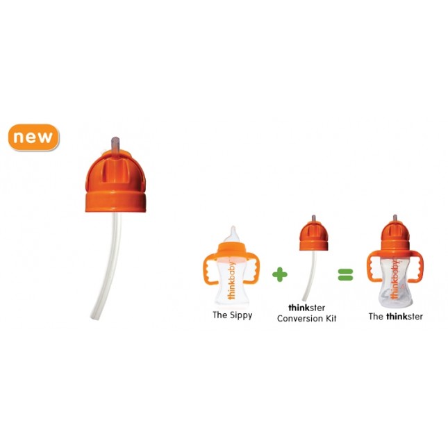 Thinkbaby Sippy Cup or Bottle conversion Kit into Thinkster straw bottle