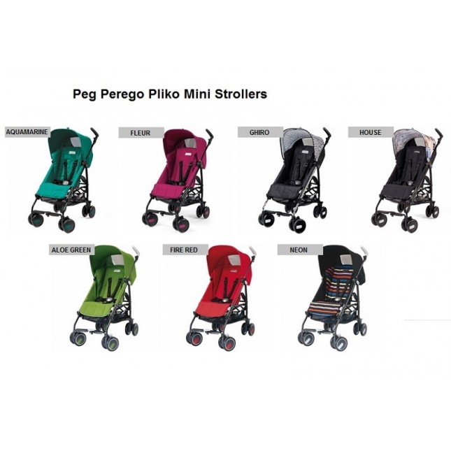 Peg Perego Pliko Mini Lightweight Stroller 2 COLORS