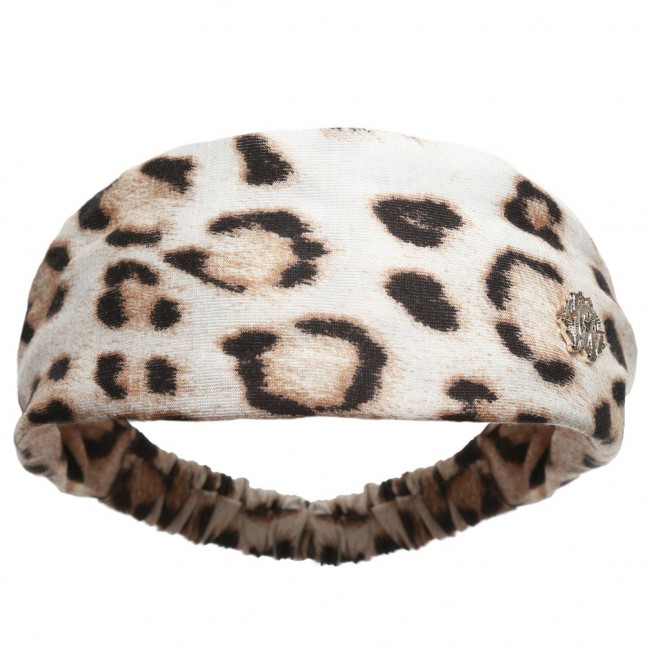 ROBERTO CAVALLI  Girls Leopard Print Headband