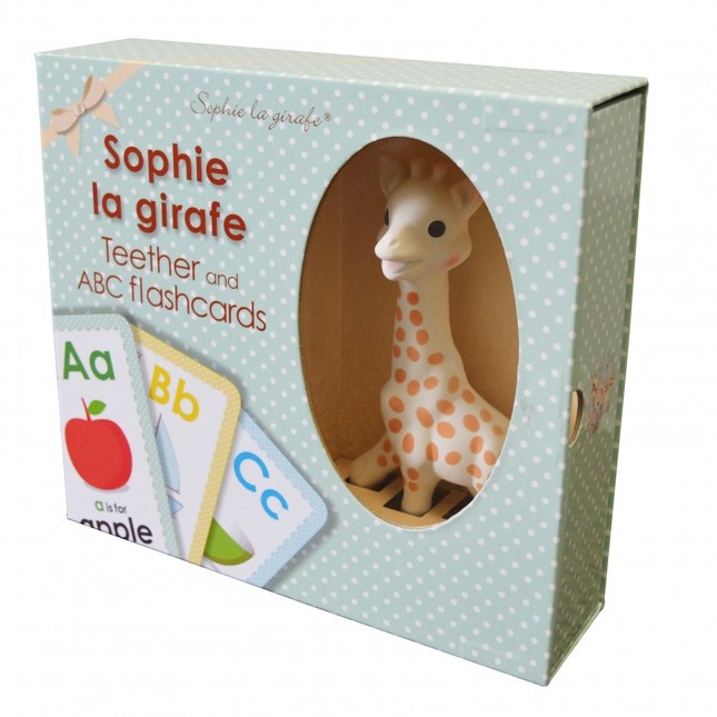 Set Sophie La Girafe & ABC Flashcards