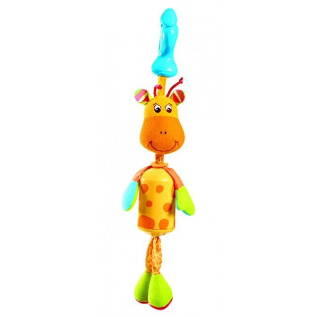 Tiny Love Smarts Wind Chime Clip on Toy, Baby Giraffe