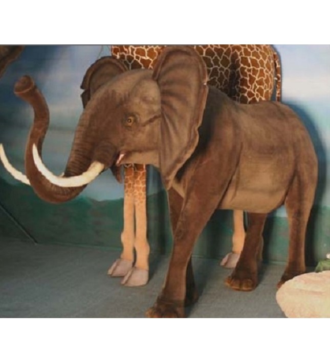 Hansa Toys Hansatronics Mechanical Elephant Standing 10'L X 5'W X 6'H