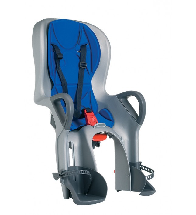 Peg Perego 10+ Rear Mount Child Seat in Silver/Blue