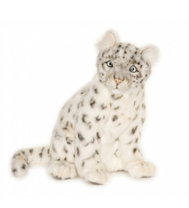 Hansa Toys Snow Leopard Cub Sitting