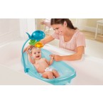 Summer Infant Sparkle Fun Newborn To Toddler Baby Tub With Toy Bar (Neutral)