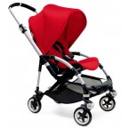 Bugaboo Bee3 Stroller, Silver - Red/Red