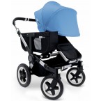 Bugaboo Donkey Mono Stroller, Extendable Canopy in Black/Ice Blue 