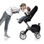Stokke XPLORY Newborn Stroller in Black