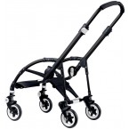 Bugaboo Bee3 Stroller, Black - Grey Melange/Soft Pink 