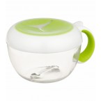 OXO Tot Flippy Snack Cup With Travel Cover in Green