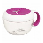 OXO Tot Flippy Snack Cup With Travel Cover in Pink