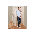 Summer Infant Top Of Stairs Simple To Secure Metal Gate (White) 