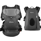 Diono Carus Complete 4-in-1 Baby Carrier + Detachable Backpack - Grey Light