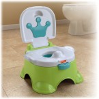 Fisher Price Royal Stepstool Potty in Green
