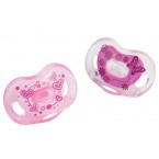 Summer Infant Bliss Orthodontic Pacifier 2-Pack 6+M (Pink)