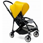 Bugaboo Bee3 Stroller, Black - Grey Melange/Bright Yellow 