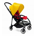Bugaboo Bee3 Stroller, Black - Red/Bright Yellow 