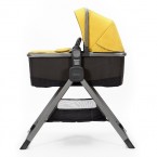 Diono Quantum 2 Carrycot and Travel Stand - Yellow Sulphur Linear