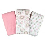 Summer Infant SwaddleMe® Muslin Blankets 3-PK - Floral Medallion