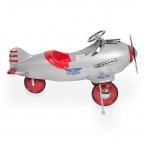Airflow Collectibles Silver Pursuit Pedal Plane