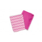 Summer Infant  SwaddleMe® Muslin Blankets 2-PK - Pink Chevron