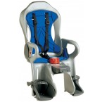 Peg Perego Sirius Silver/Blue Rear Mount Child Seat in Silver/Blue