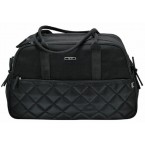 OiOi Black Quilted Carry All Diaper Bag