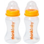 Thinkbaby Twin Pack 9oz - Polypropylene (PP) with Stage A nipples