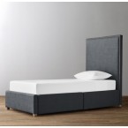 Sydney Upholstered Storage Bed-Perennials Classic Linen Weave
