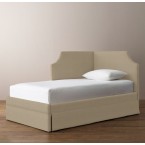 Rylan Upholstered Corner Bed-Army Duck-Left