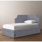 Rylan Upholstered Corner Bed-Perennials Textured Linen Solid