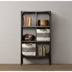 foundry metal cubby system - double
