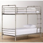 industrial steel pipe twin-over-twin bunk bed