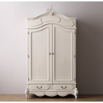 Marielle Armoire With Wood Doors-RH