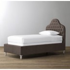 RH - Reese Tufted Camelback Bed - Belgian Linen 