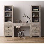 weller study wall set, bookcase tops