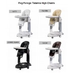 Peg Perego Tatamia 3-in-1 Highchair 4 COLORS