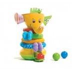 Tiny Love Musical Stack and Ball Game, Yellow Elephant 