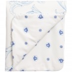YOUNG VERSACE  'Baroque' Print Baby Blanket (72cm)